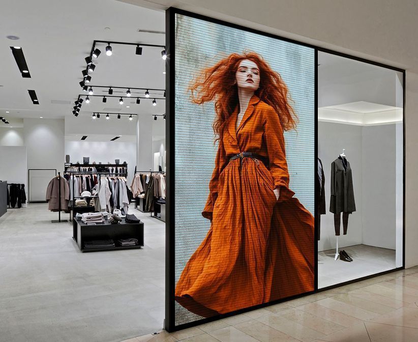 LED витрина, 4 мм, 1,5х2,5