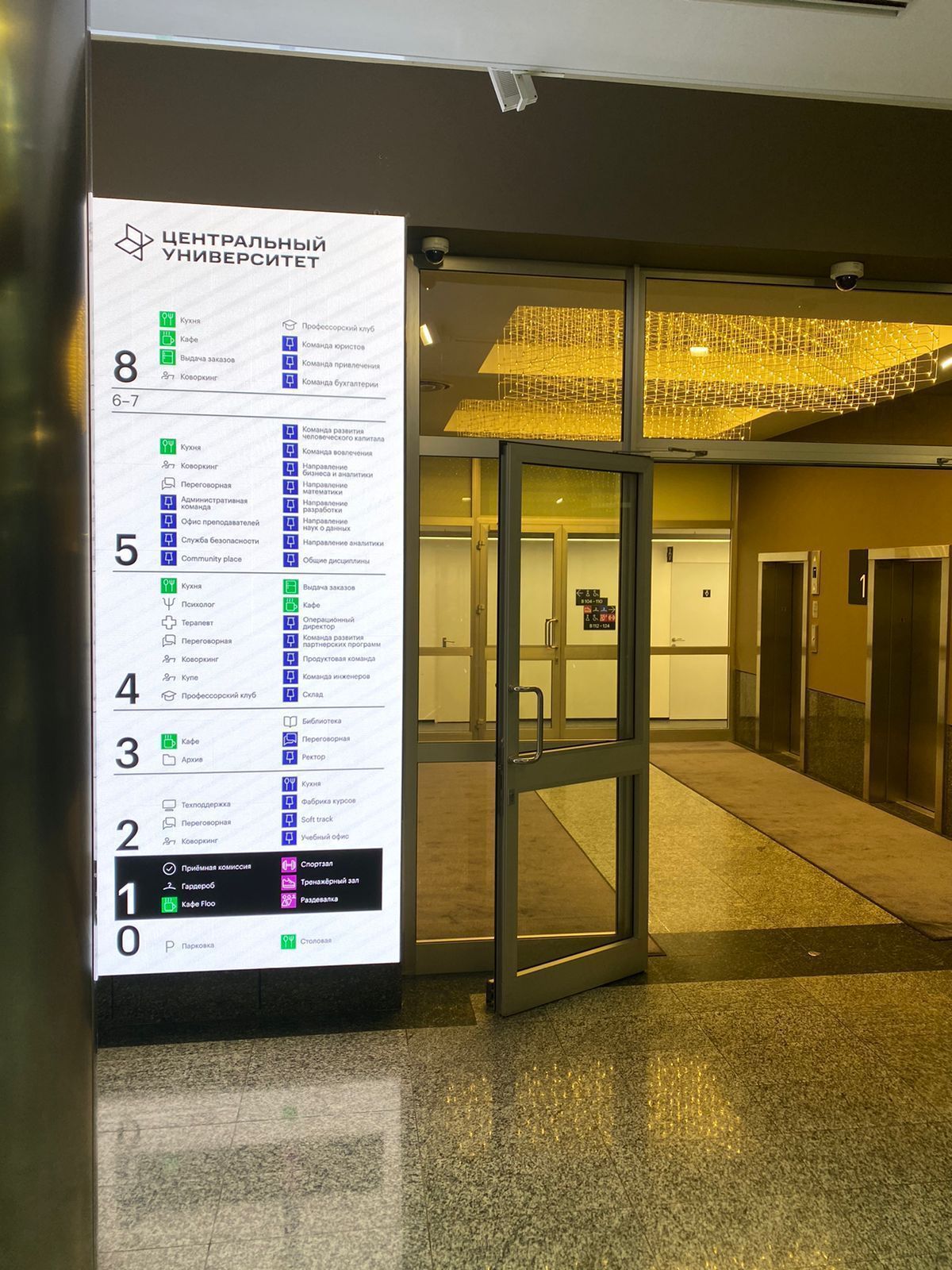  Создание универсальной навигационной системы на объекте “Центральный университет”