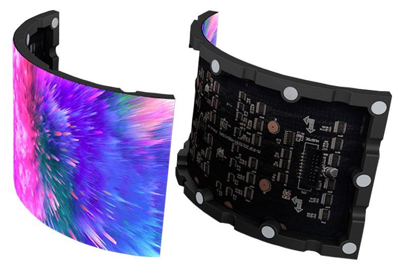 Гибкий светодиодный модуль для помещений с шагом 3 мм