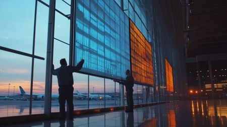 Монтаж светодиодных LED экранов